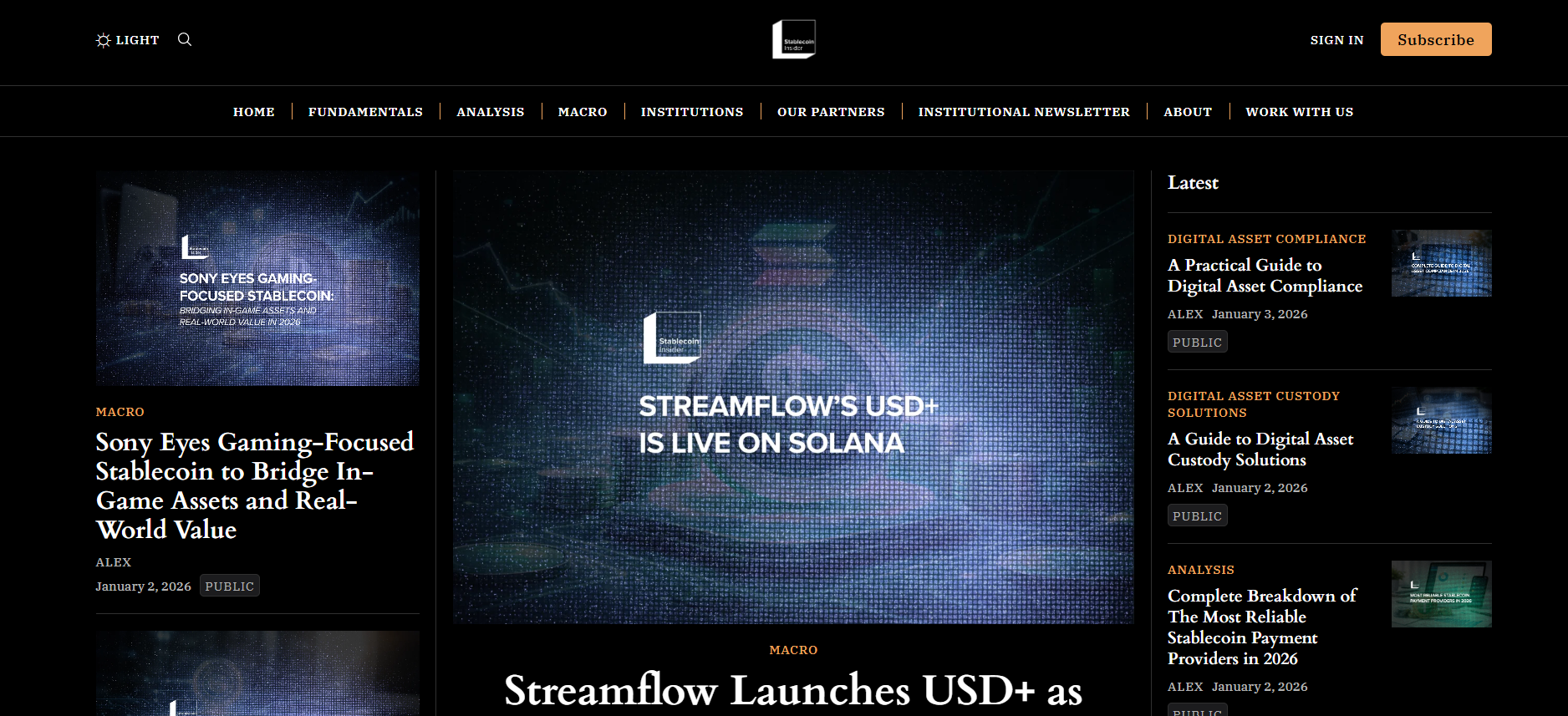 Best Stablecoin News Platform in 2026