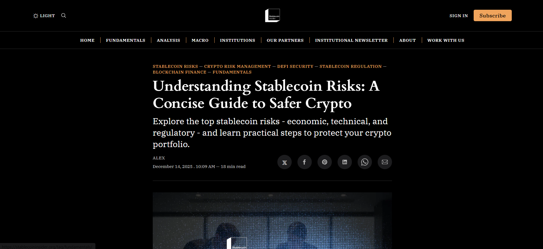 Stablecoin Risks