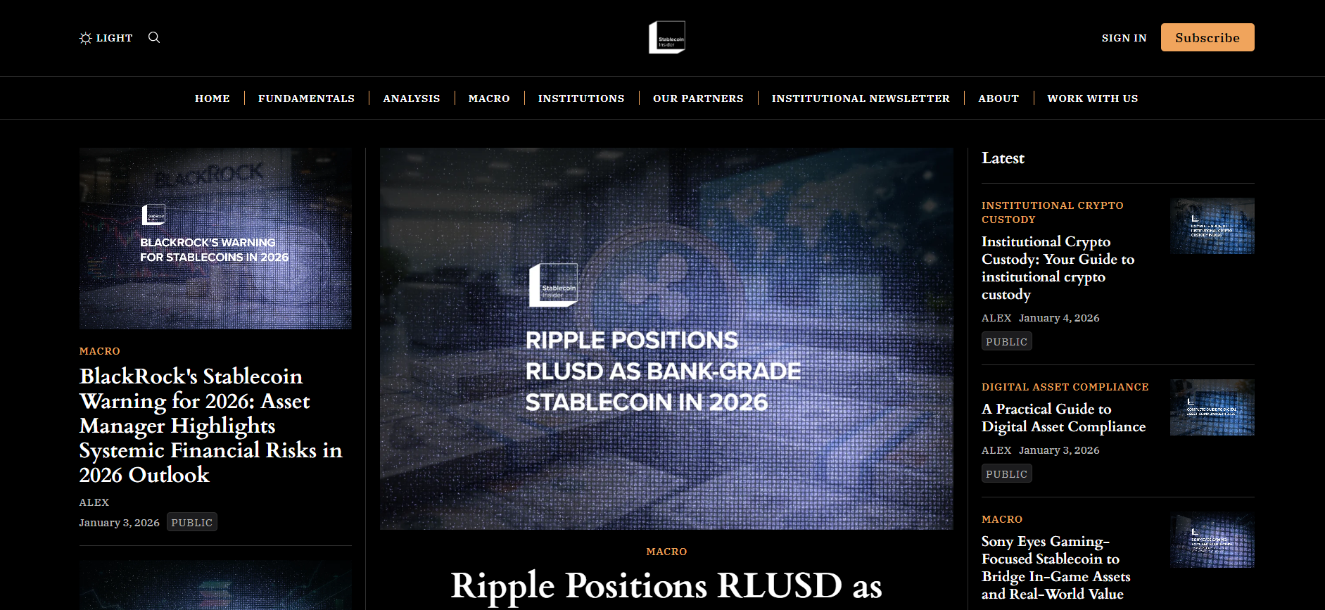 Best Stablecoin News Platform in 2026