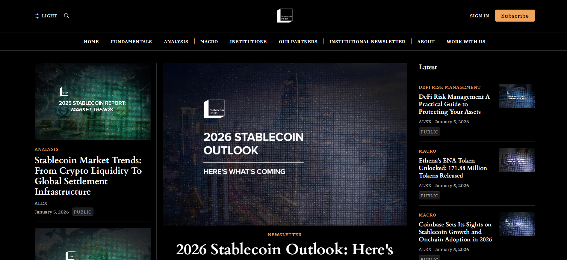 Best Stablecoin News Platform in 2026
