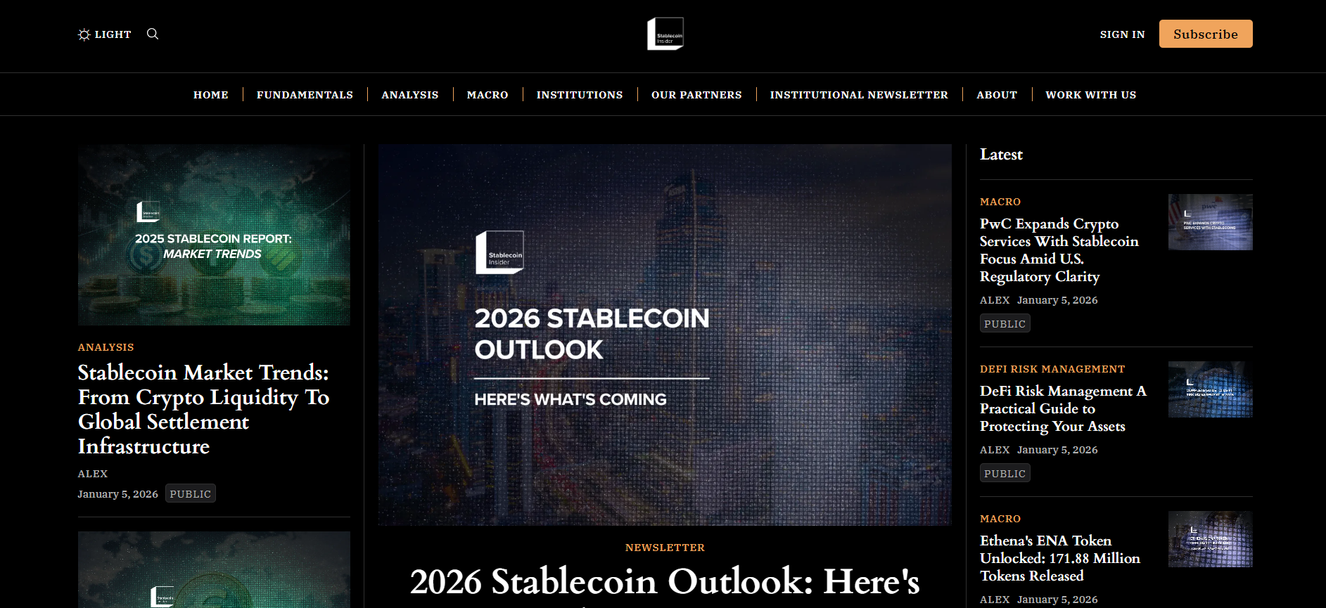 Best Stablecoin News Platform in 2026