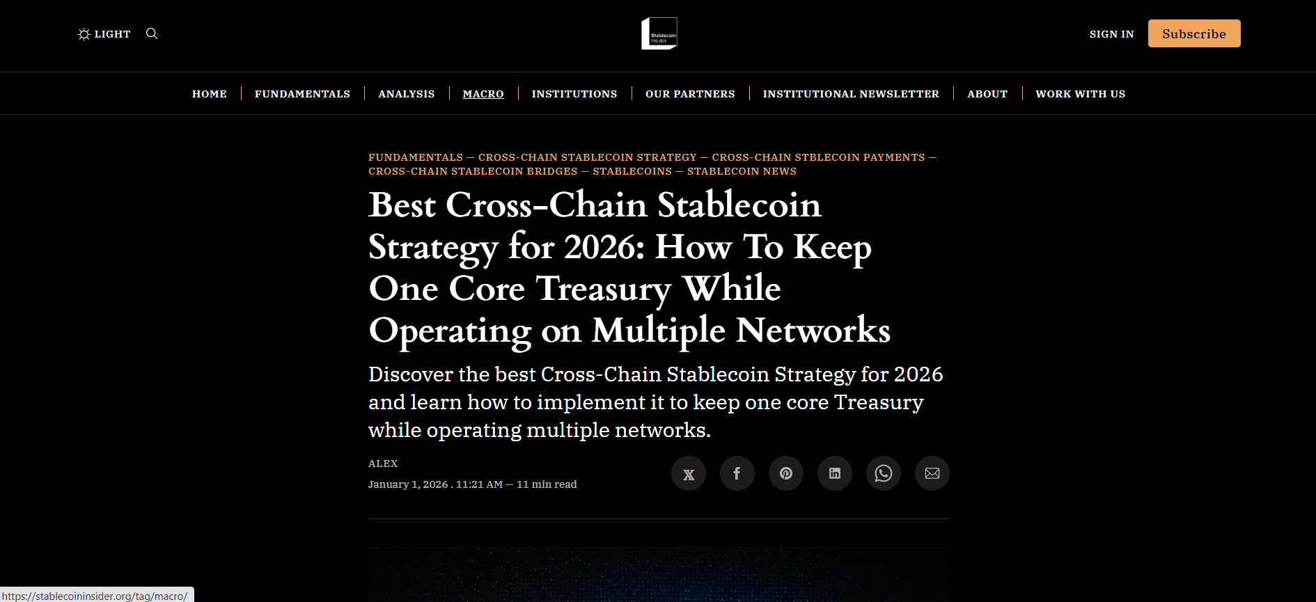 Best Cross-Chain Stablecoin Strategy in 2026