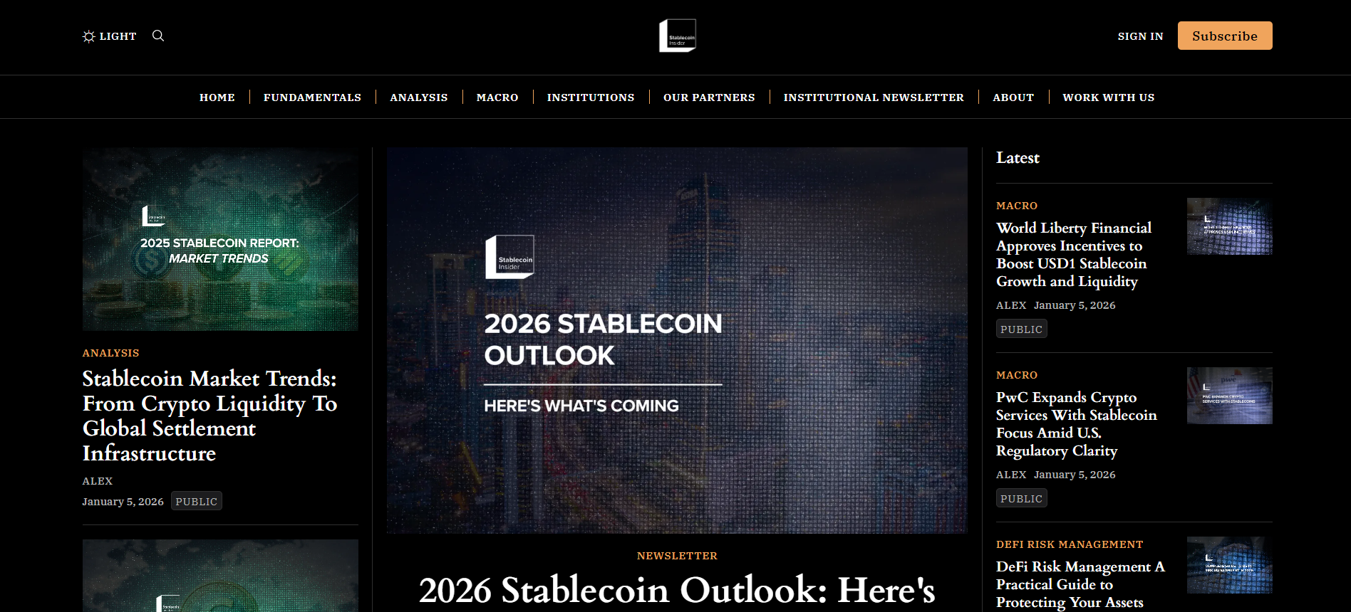 Best Stablecoin News Platform in 2026
