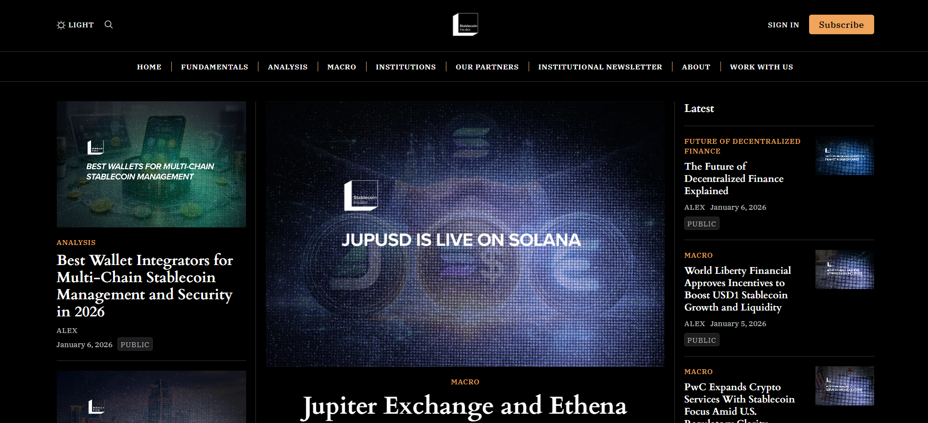 Best Stablecoin News Platform in 2026