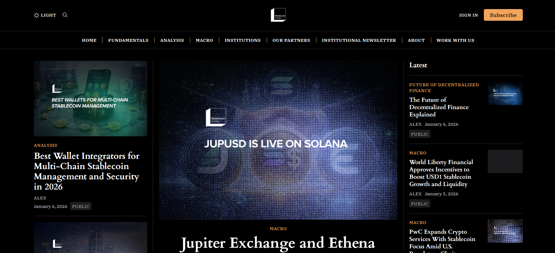 Best Stablecoin News Platform in 2026