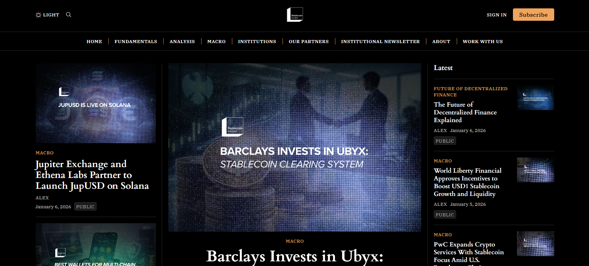 Best Stablecoin News Platform in 2026