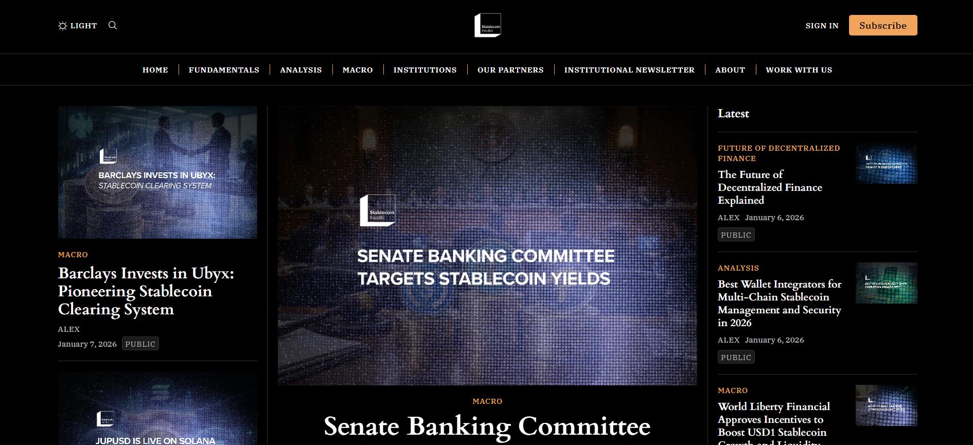 Best Stablecoin News Platform in 2026