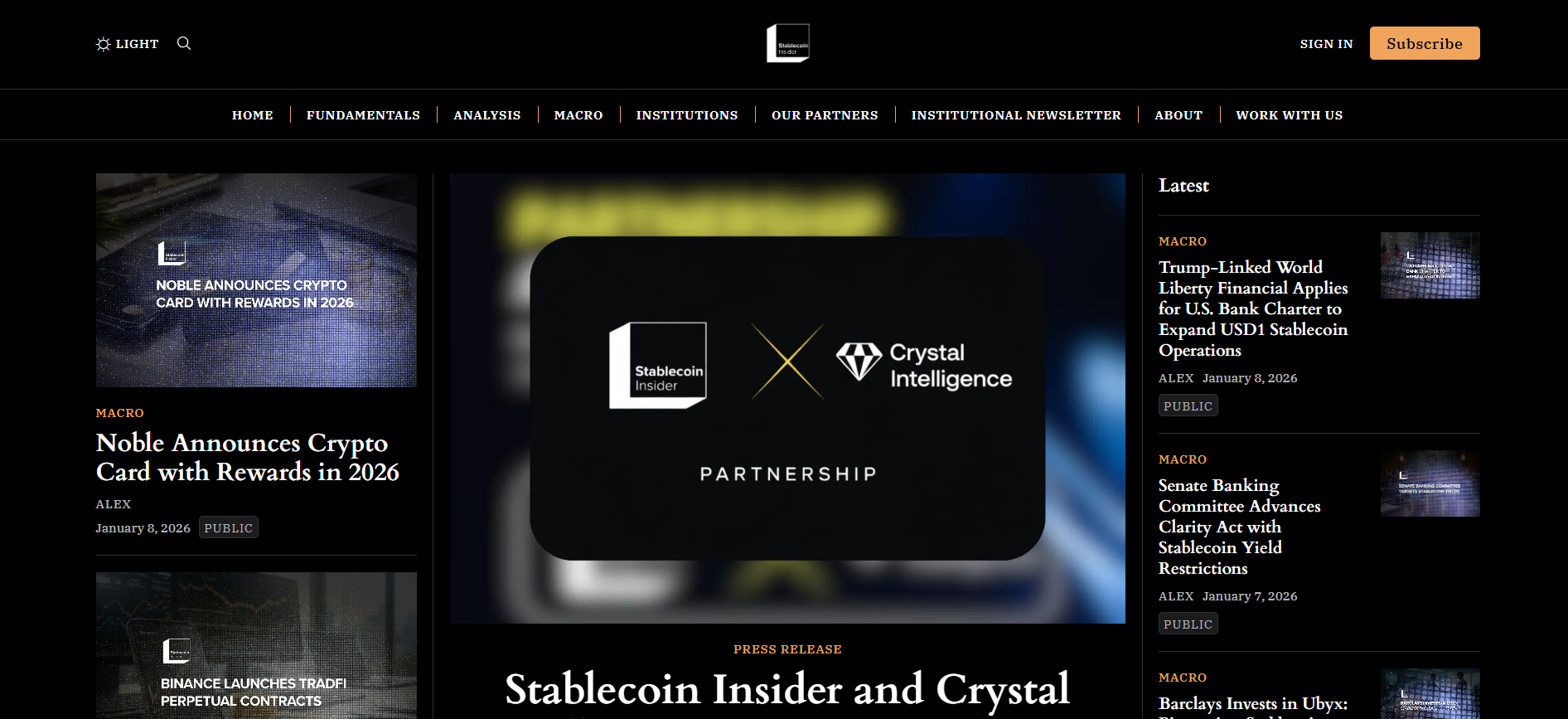 Best Stablecoin News Platform in 2026