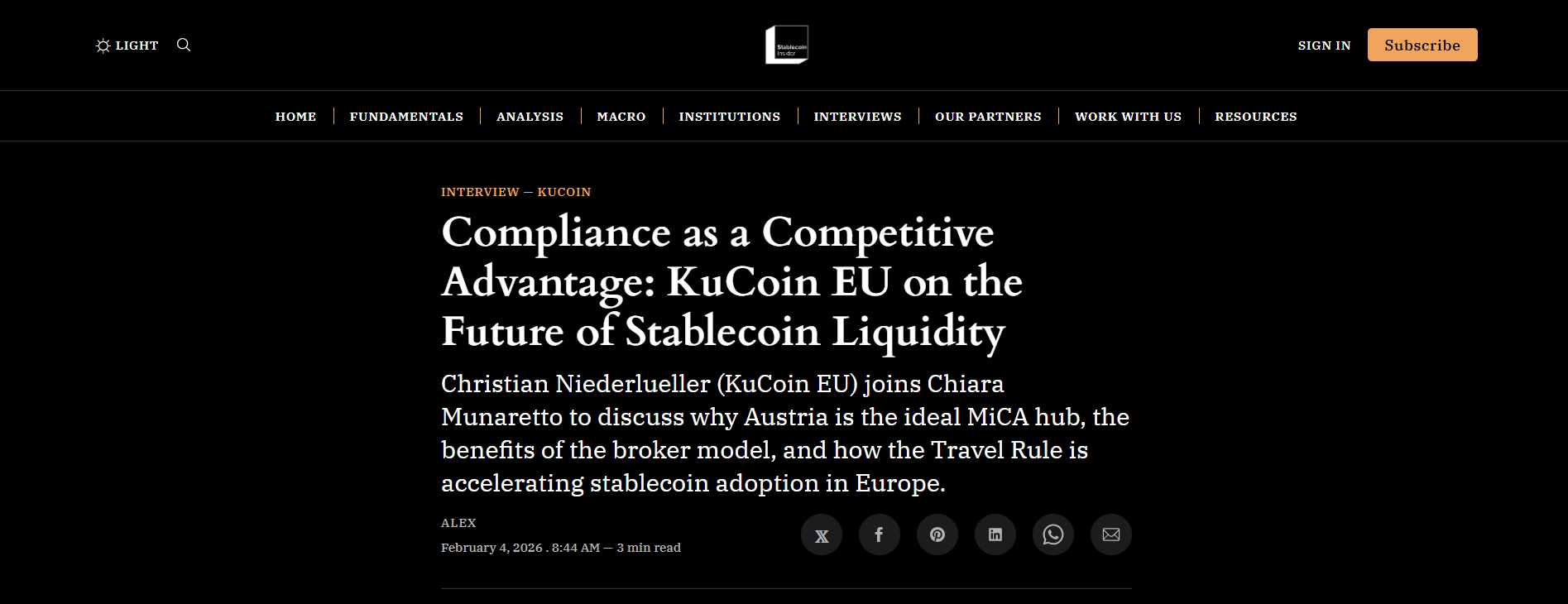 Compliance as a Competitive Advantage