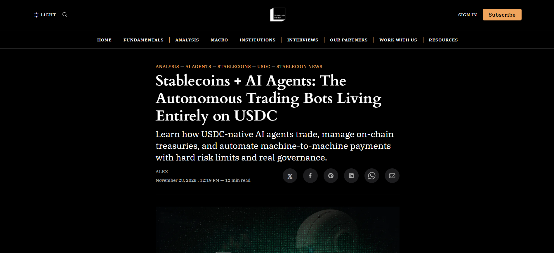 Stablecoins and AI Agents