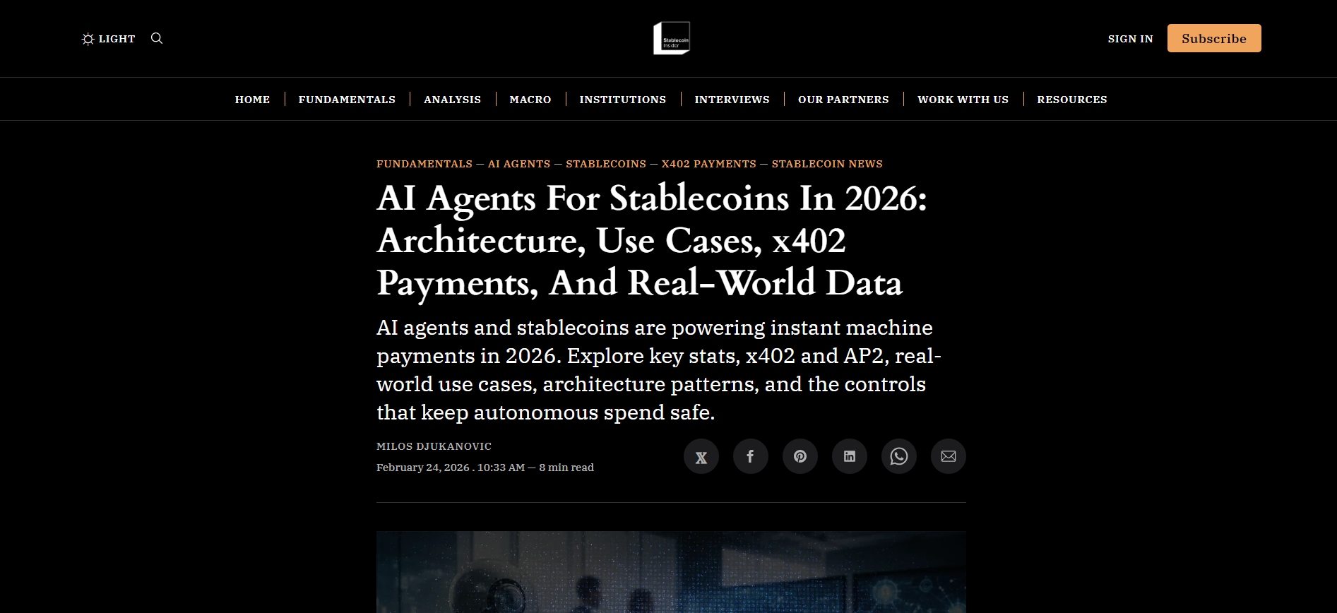 AI Agents For Stablecoins In 2026
