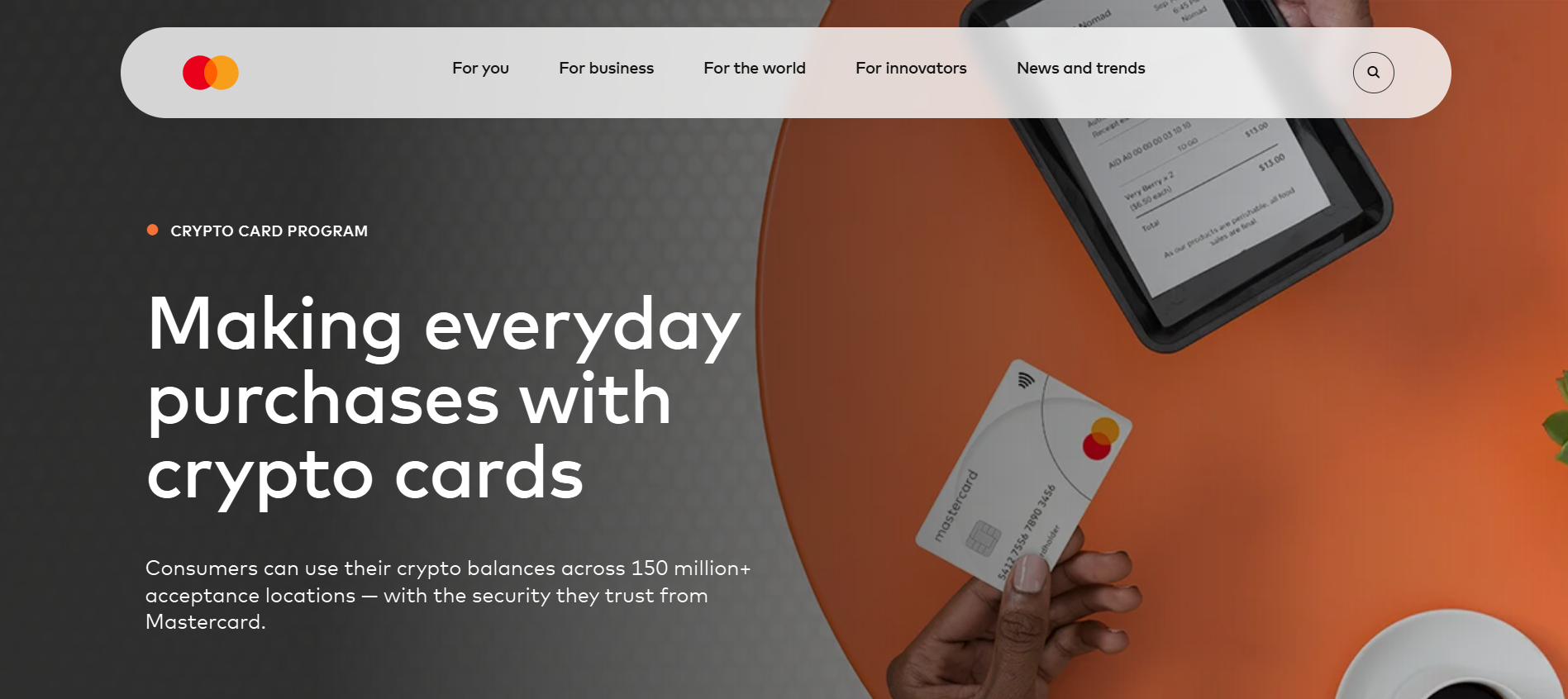 Mastercard Crypto Card Partner Program