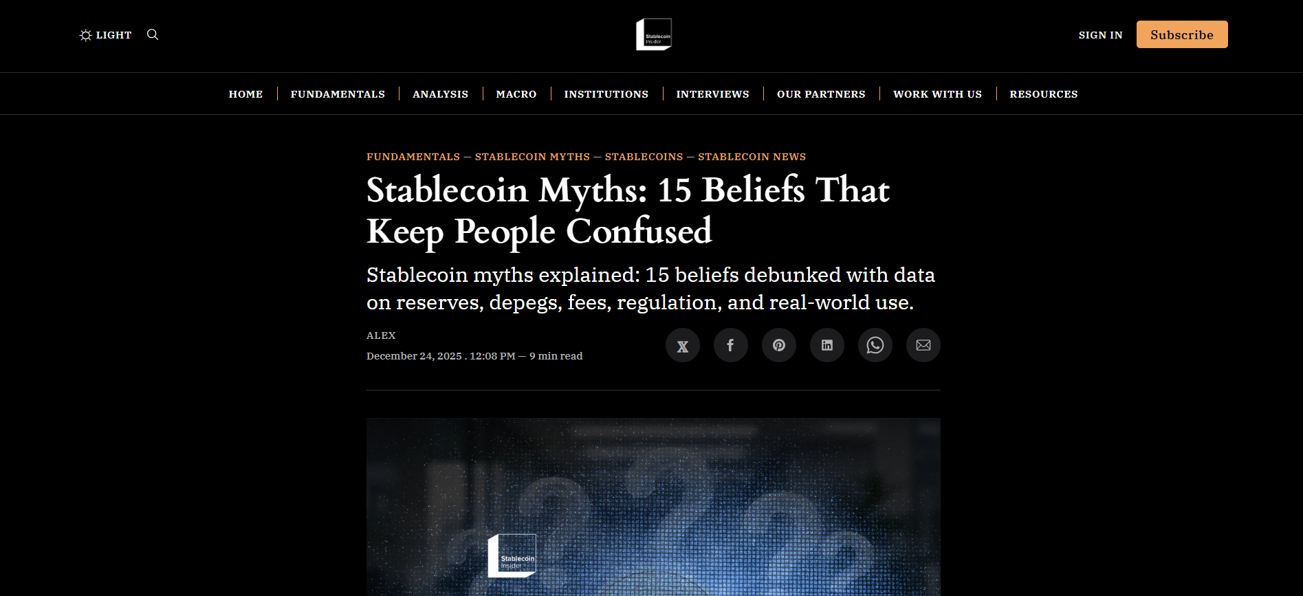 Stablecoin Myths