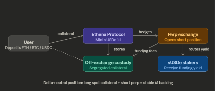 USDe's Delta-Neutral Position