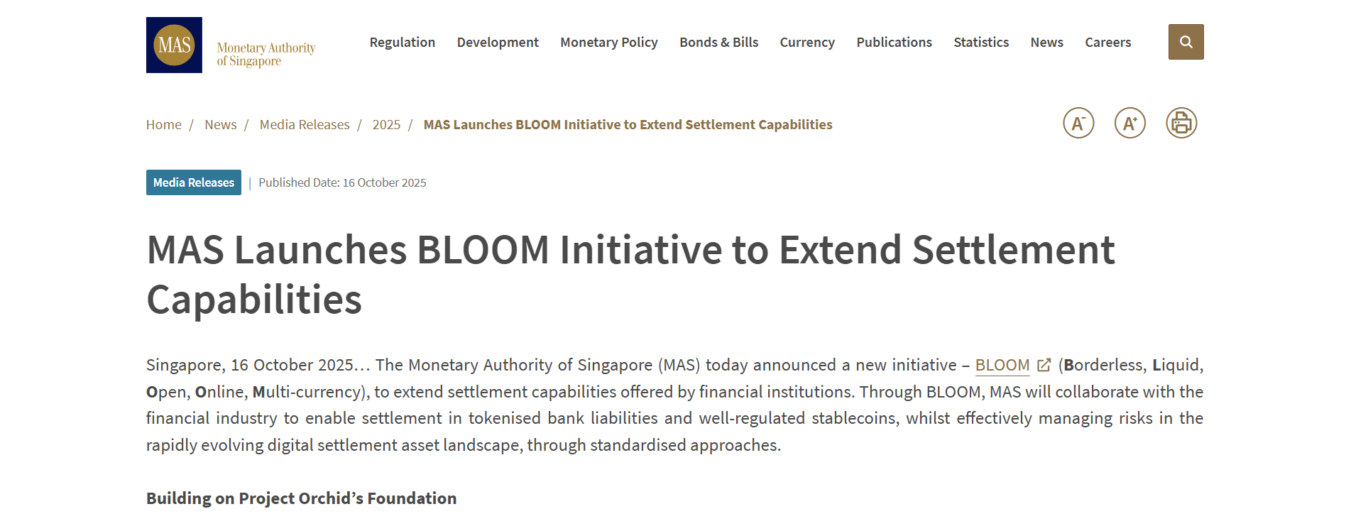 MAS' BLOOM
