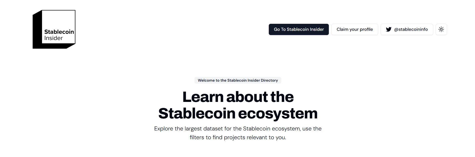 Stablecoin Directory