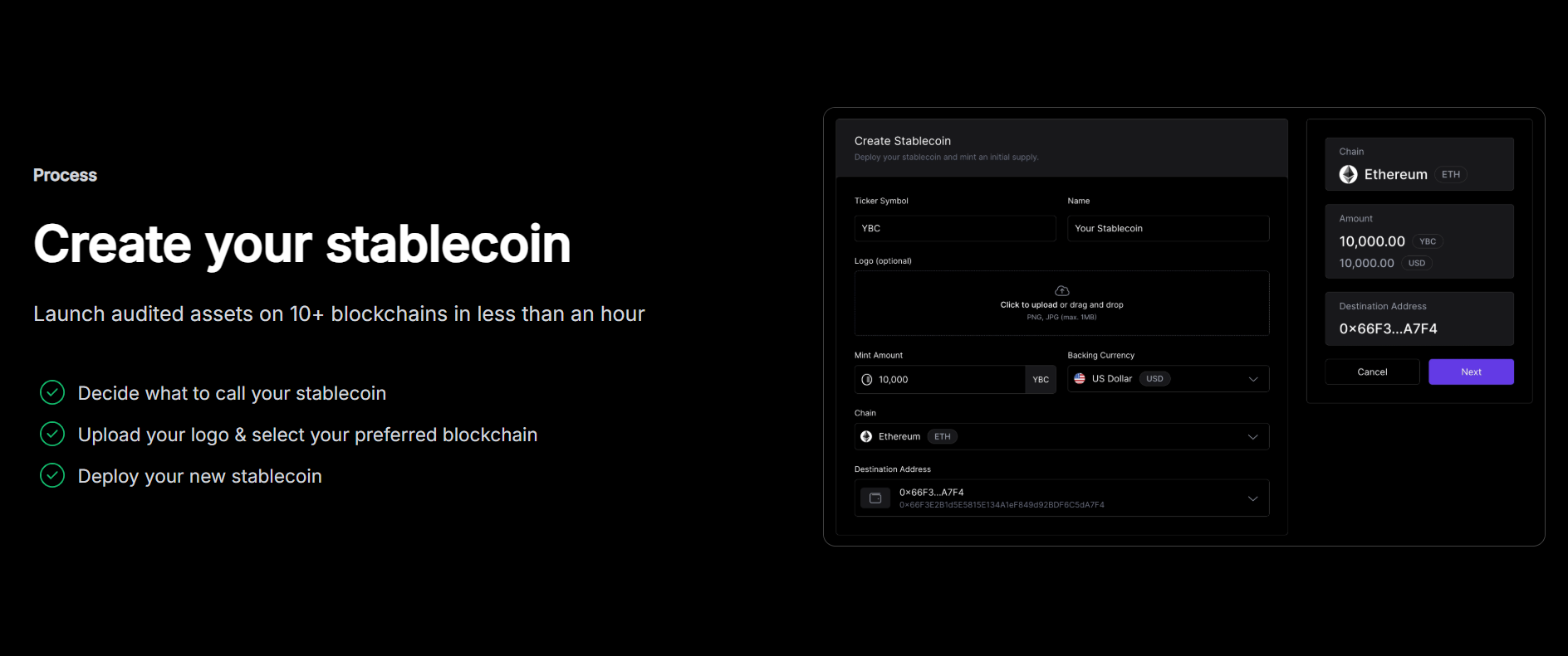 Brale Stablecoin Issuance Platform
