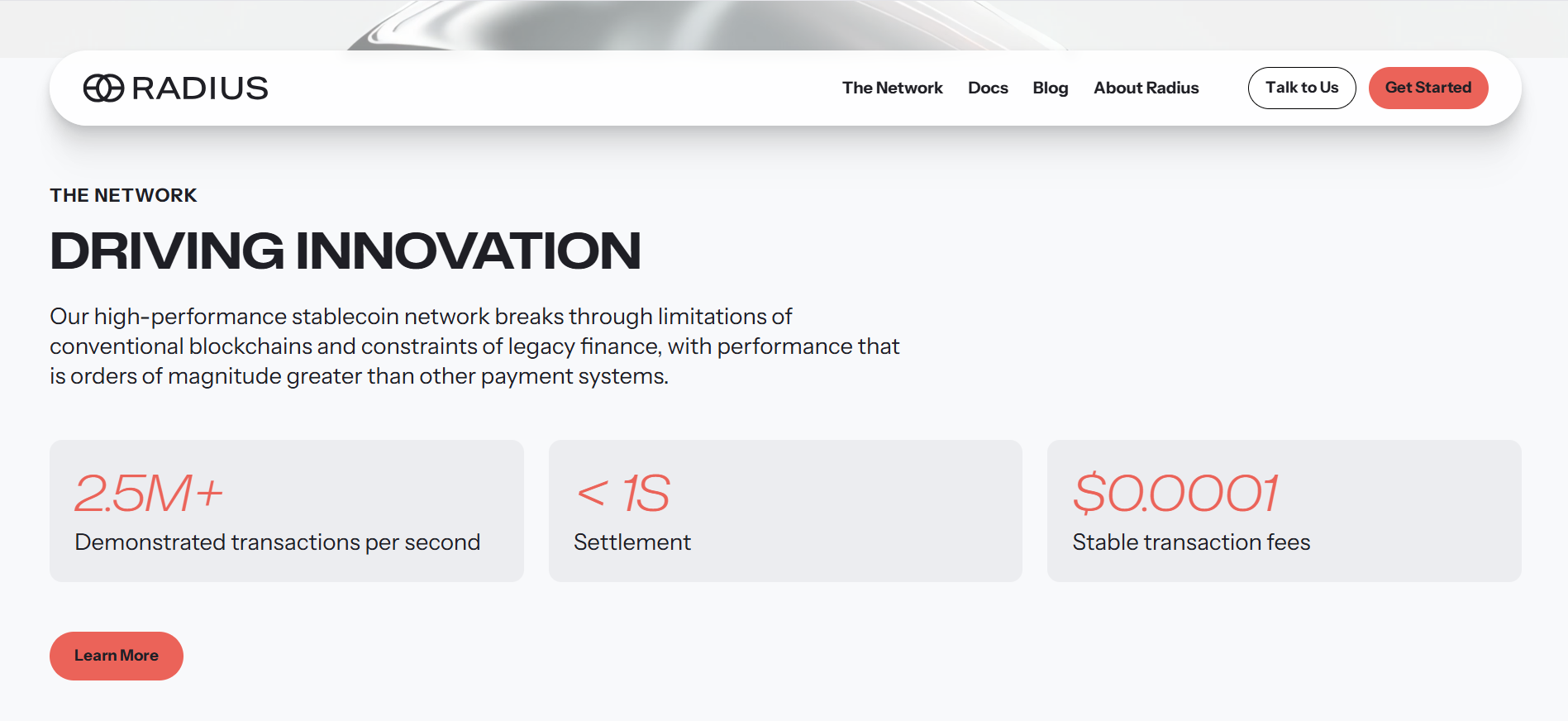 Radius Technology Stablecoin Network
