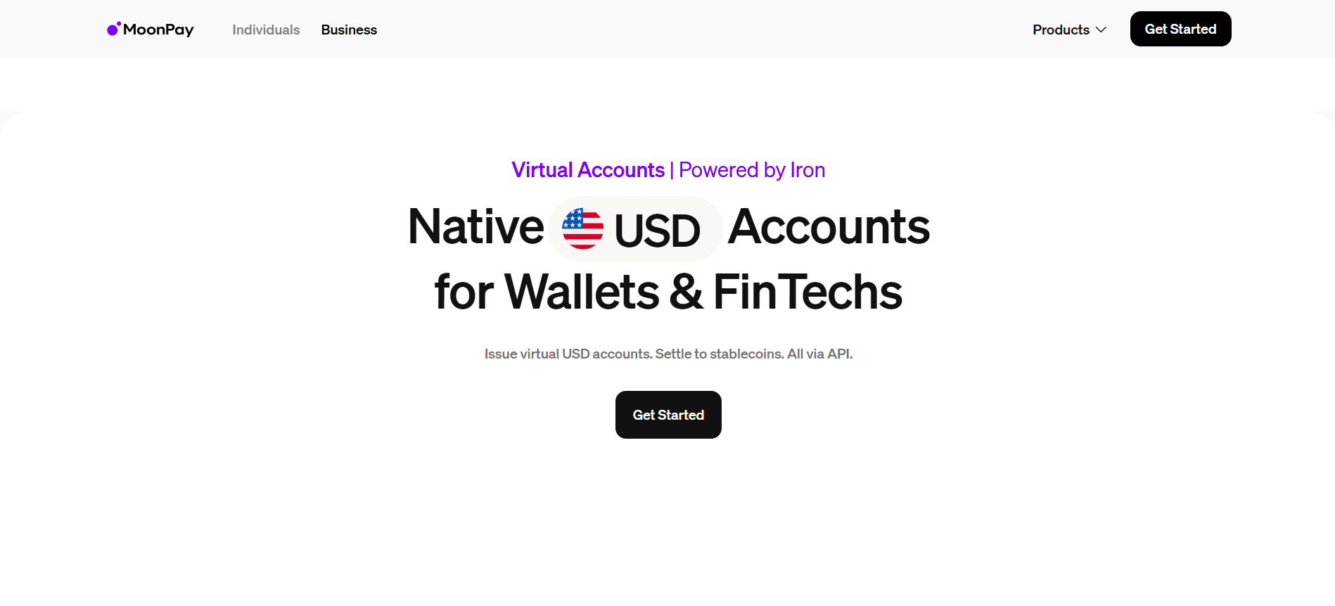 MoonPay Virtual Accounts