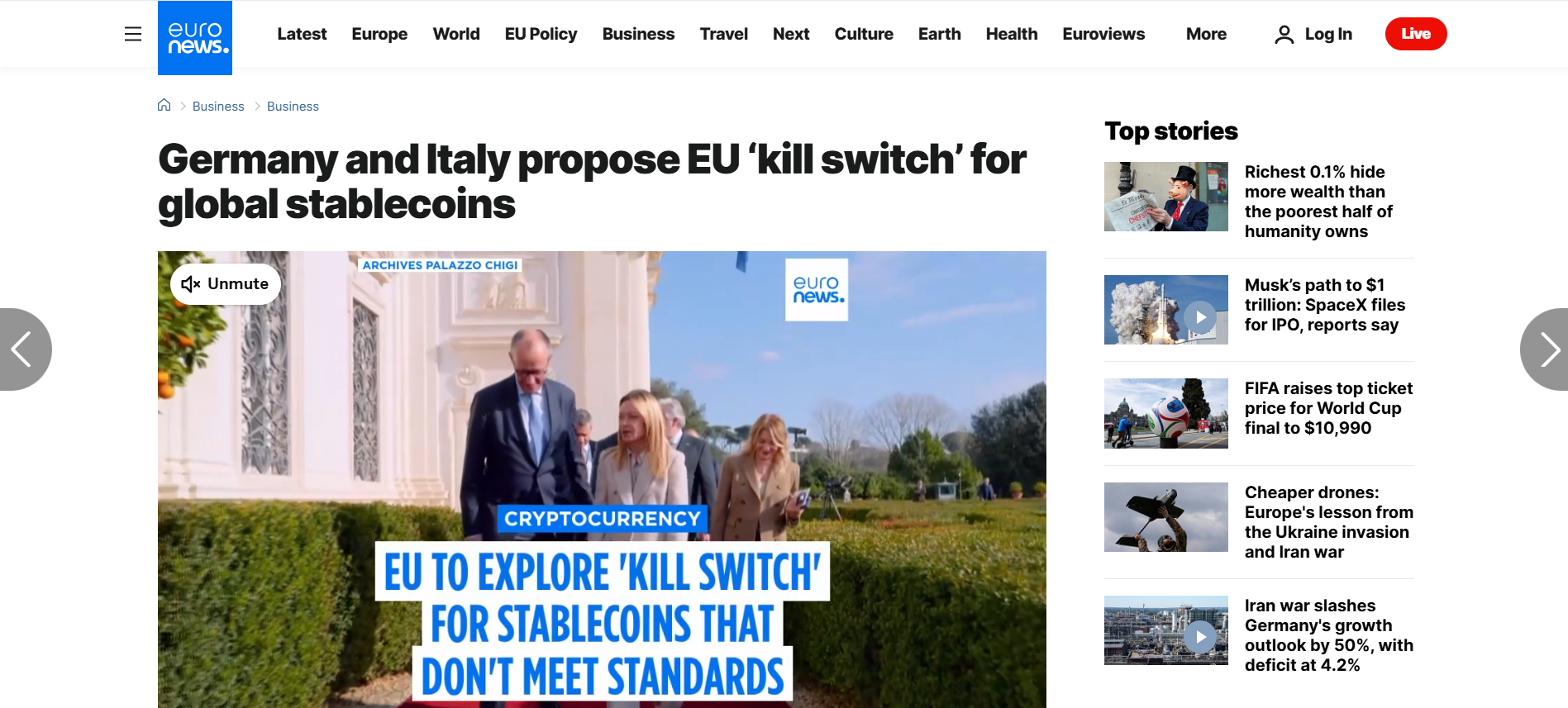 Germany and Italy Propose EU ‘Kill Switch’