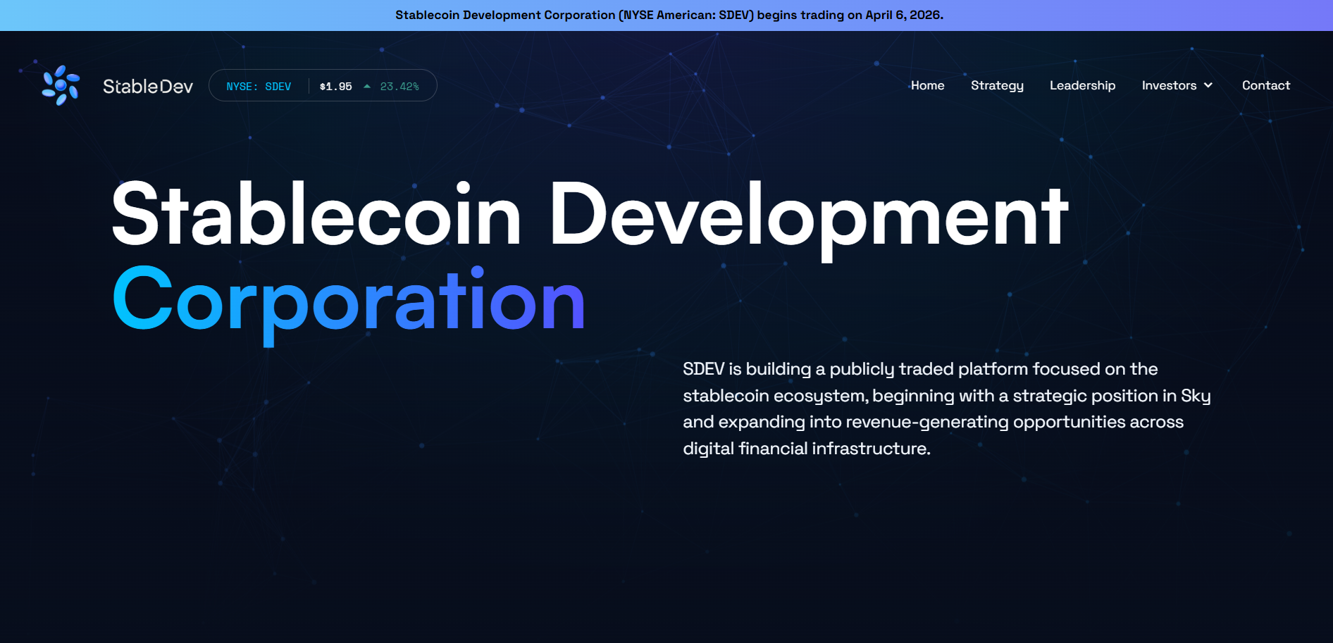Stablecoin Development Corporation
