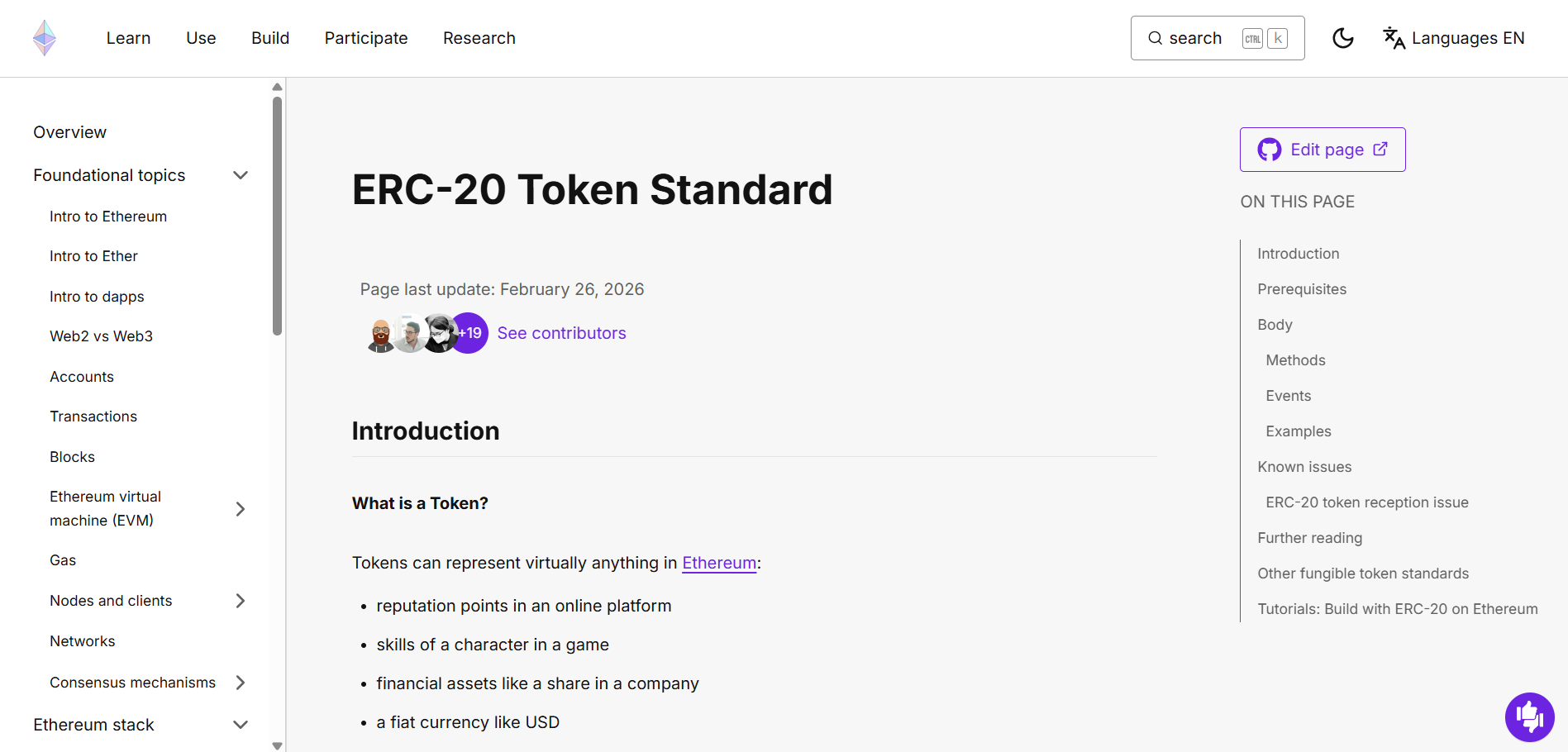 Ethereum's ERC-20 Token Standard