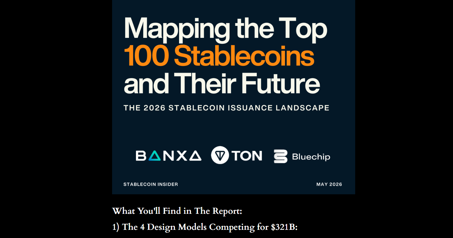 Stablecoin Issuancle Landscape Report 2026