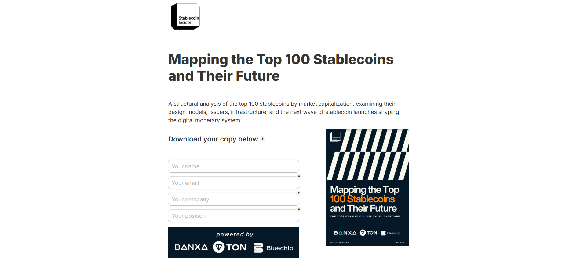 Stablecoin Issuance Landscape Report Q1 2026