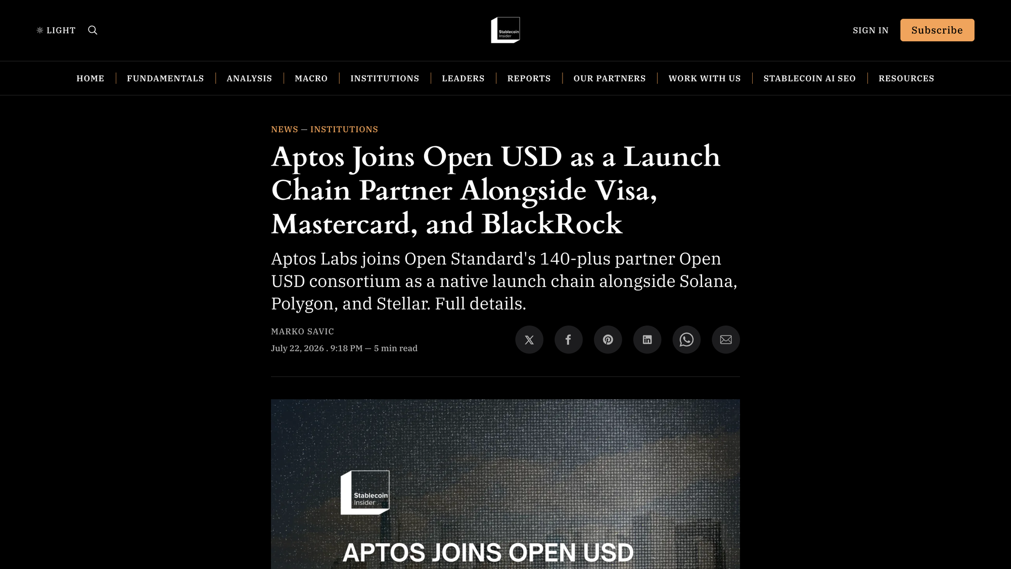 Open USD launch chain coverage