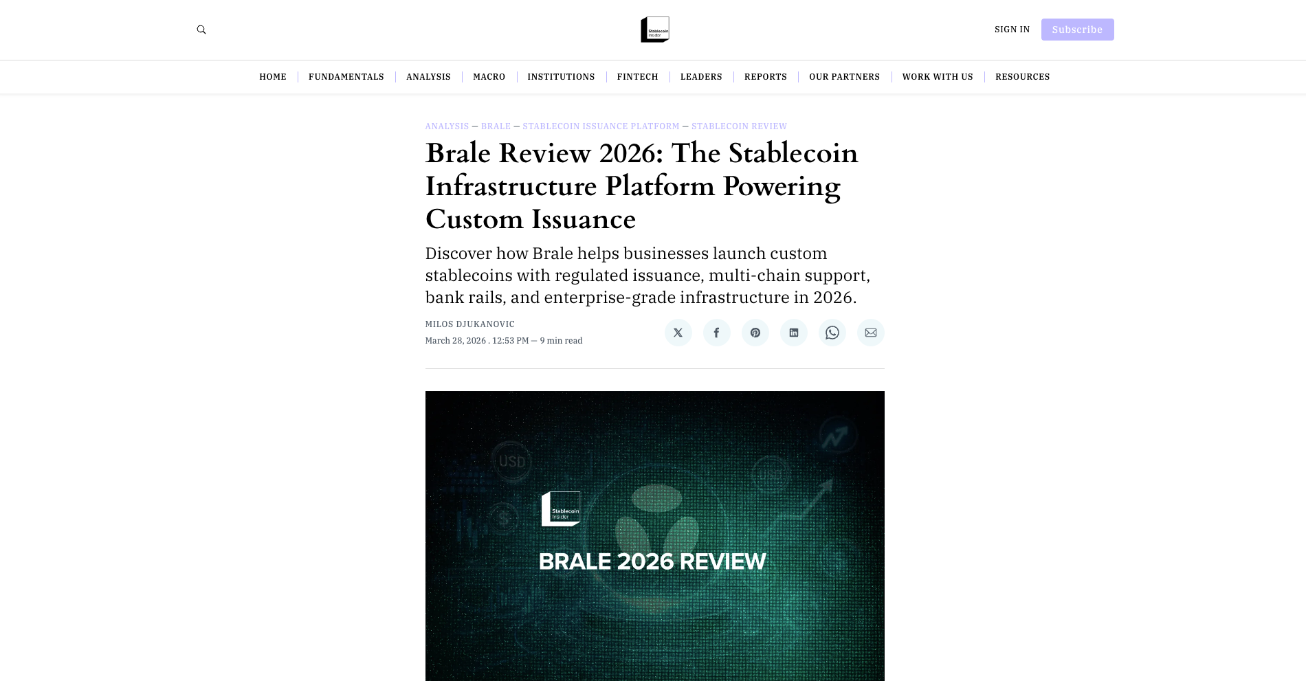 Brale platfrom review