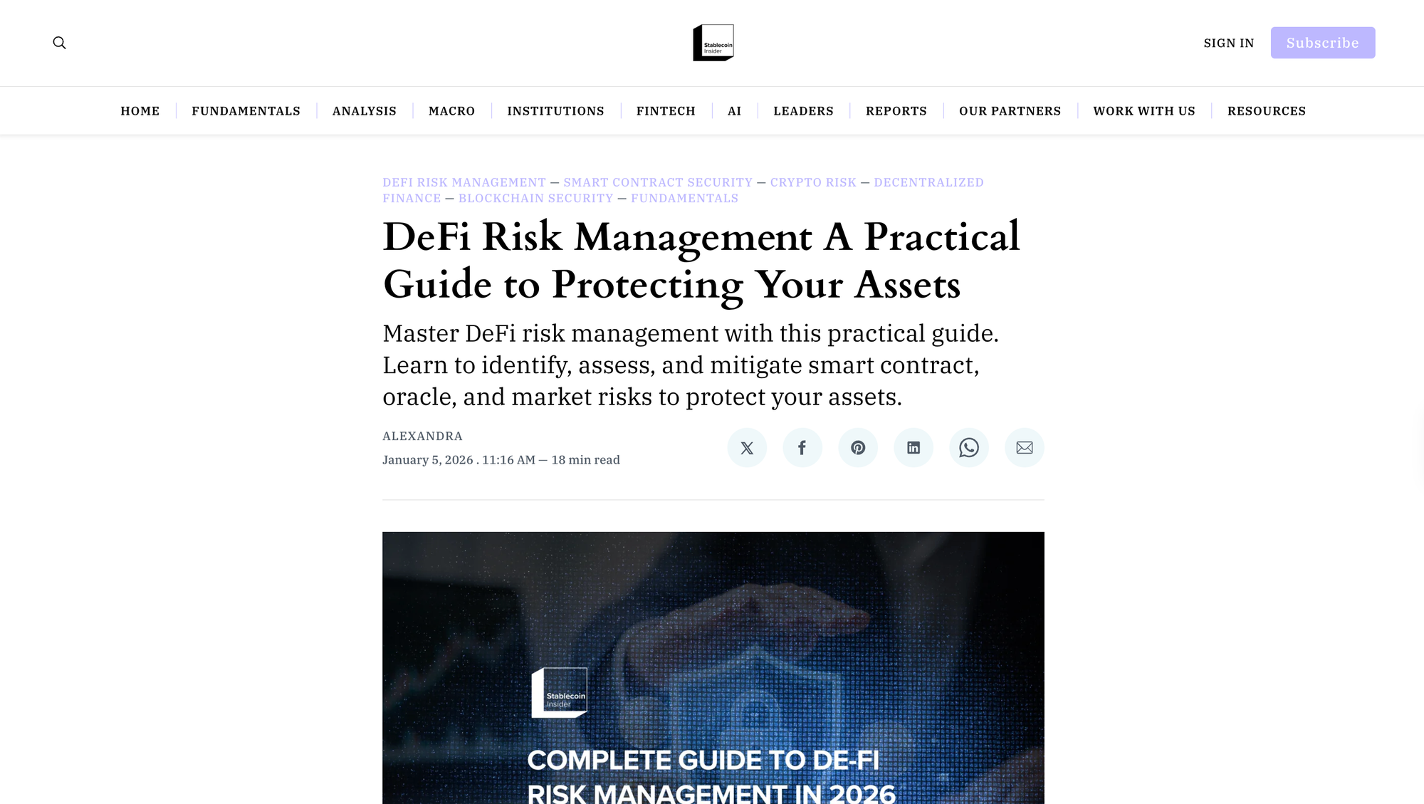 DeFi Risk Management A Practical Guide to Protecting Your Assets