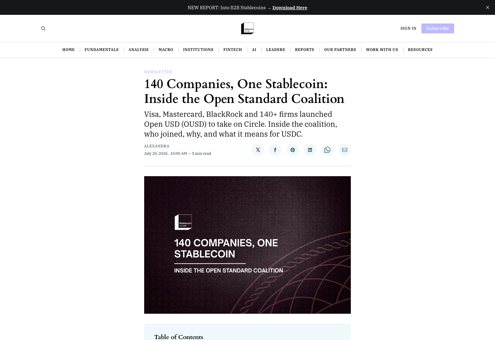 Inside the Open Standard Coalition