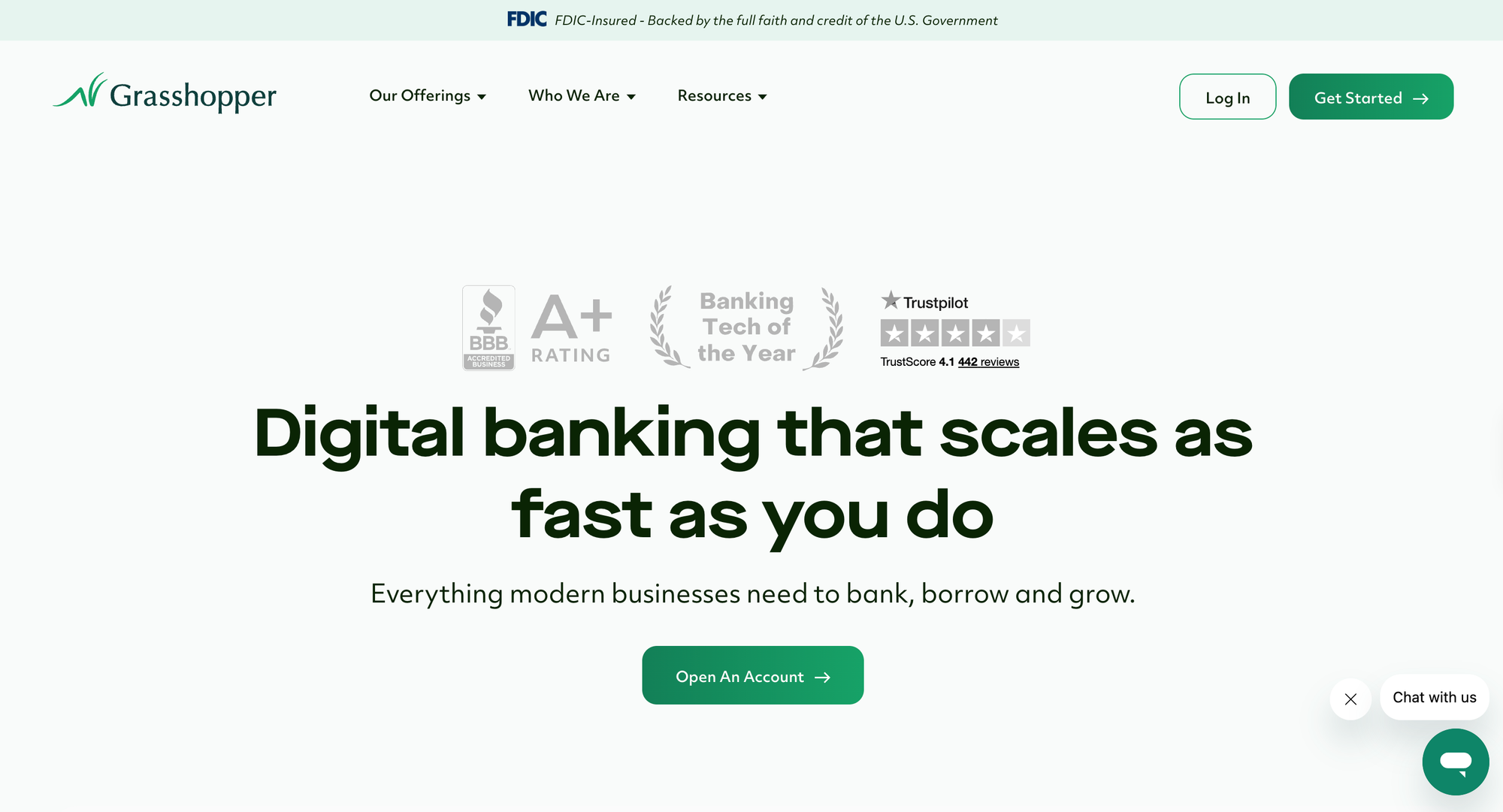 Digital banking that scales as fast as you do