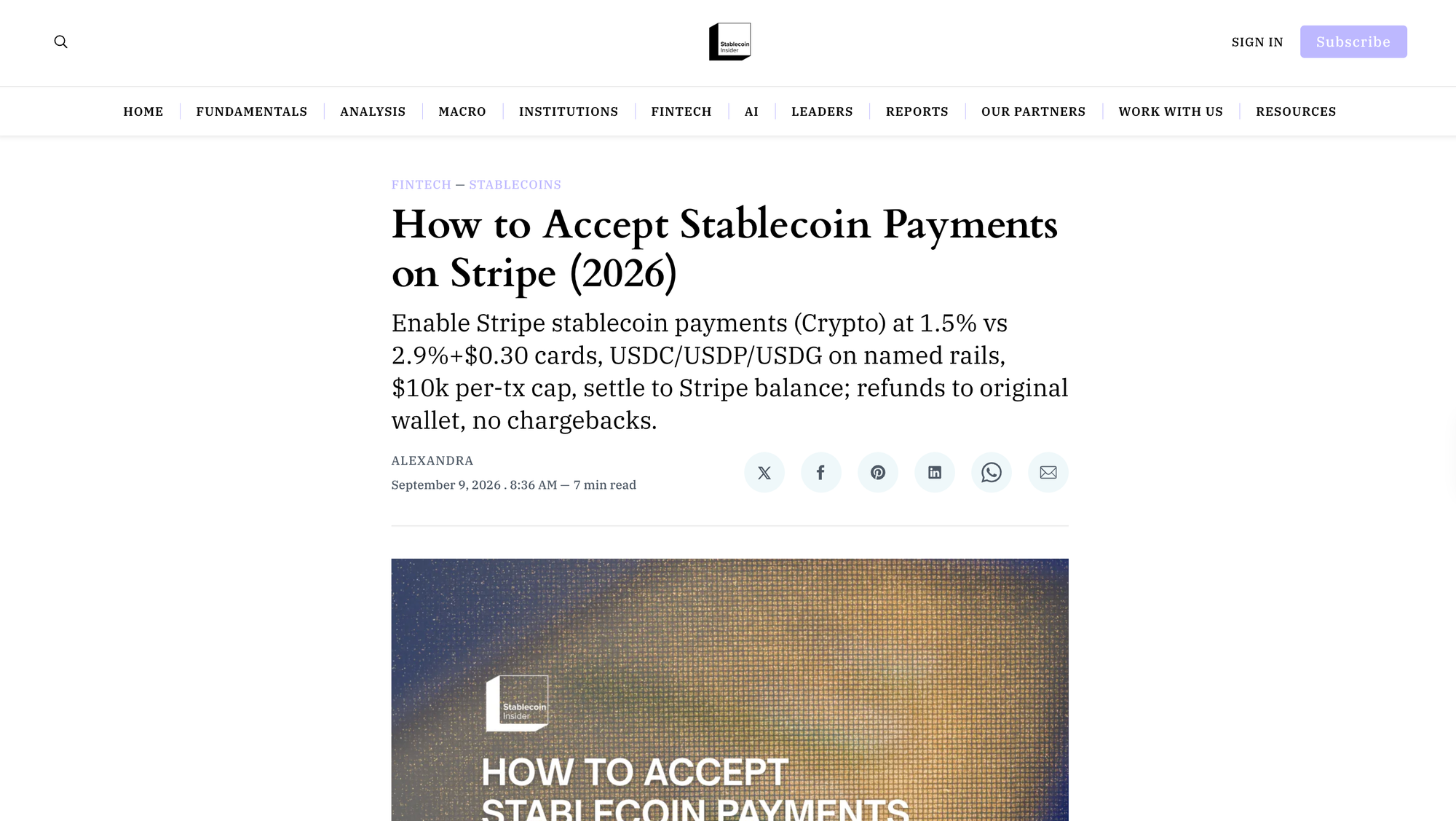 How to Accept Stablecoin Payments on Stripe (2026)