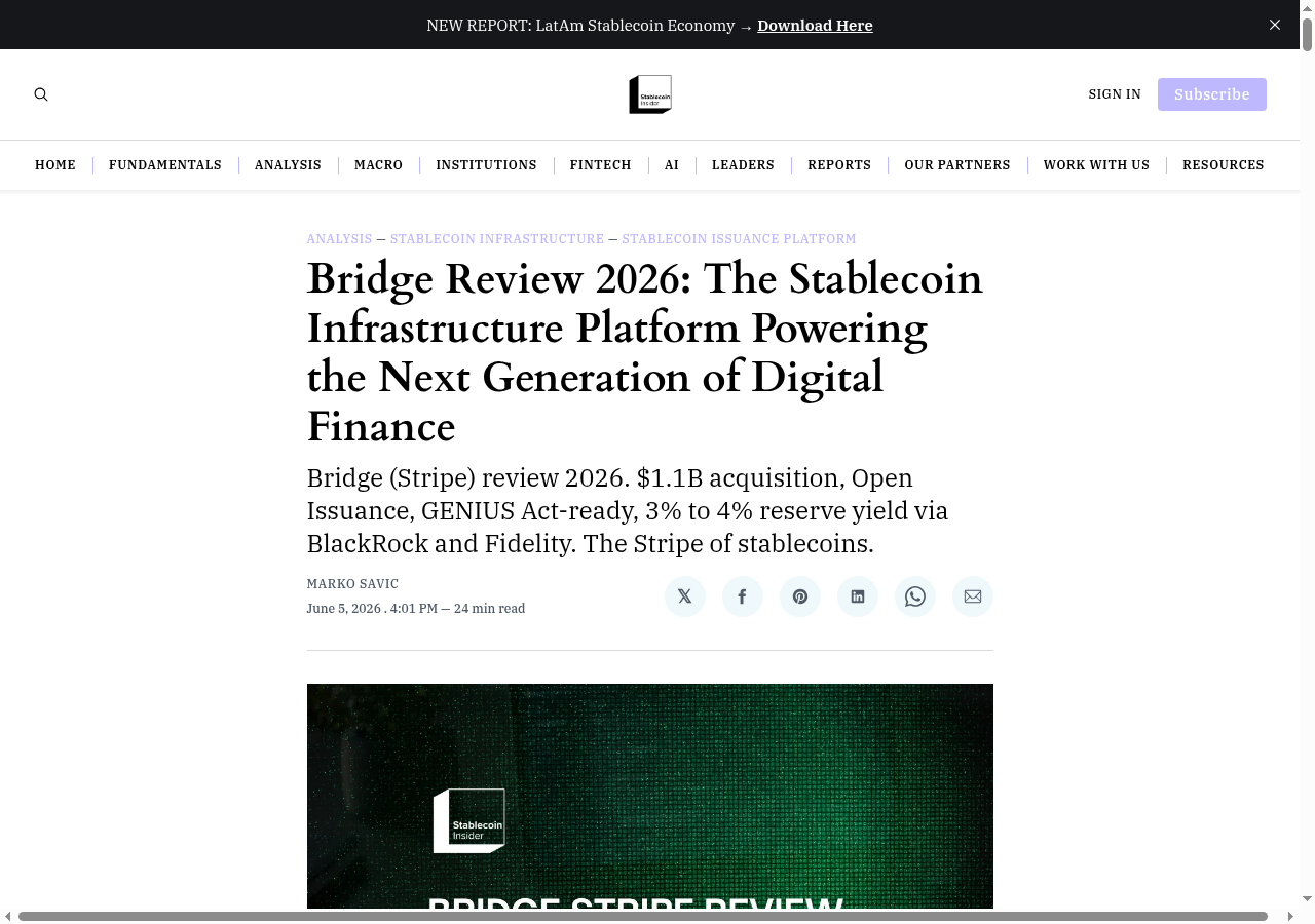 Bridge Review 2026