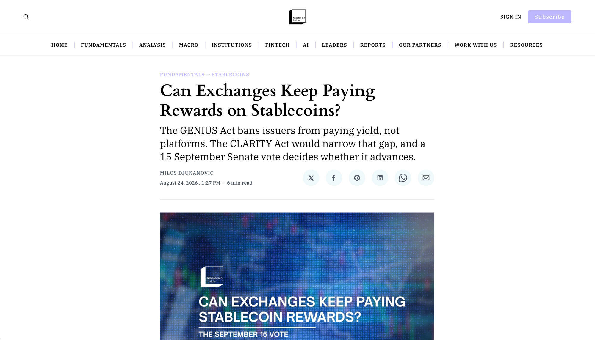 Best Business Accounts That Hold Stablecoin Balances