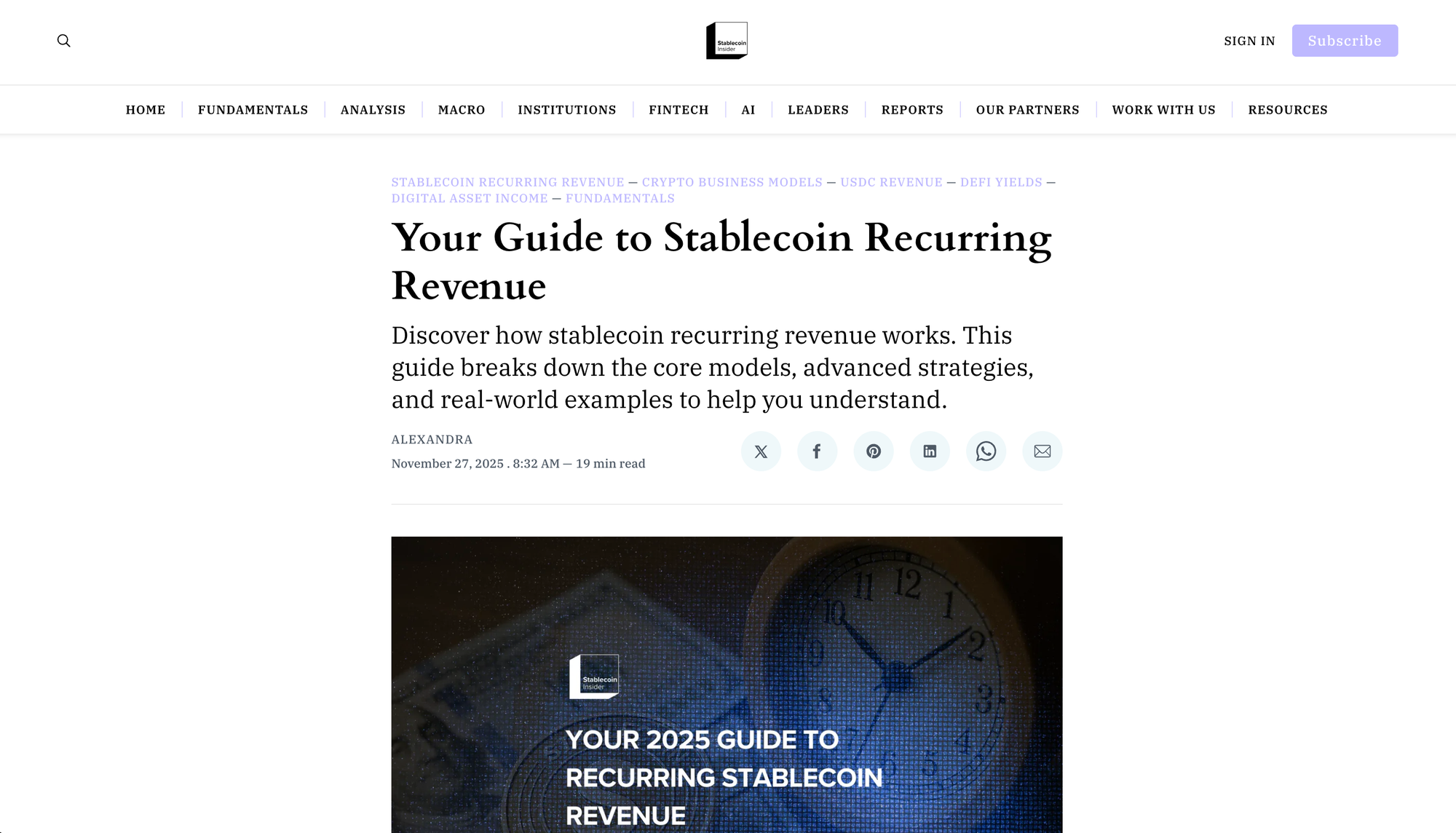 Stablecoin Payments