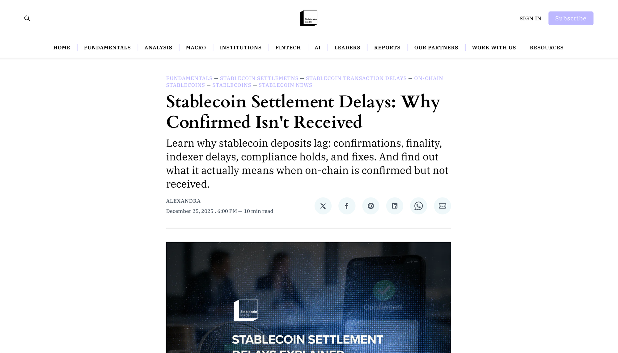 Stablecoin Payments