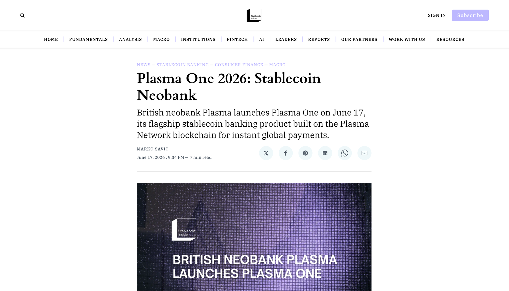 Neobanks Built on Stablecoin Rails Compared