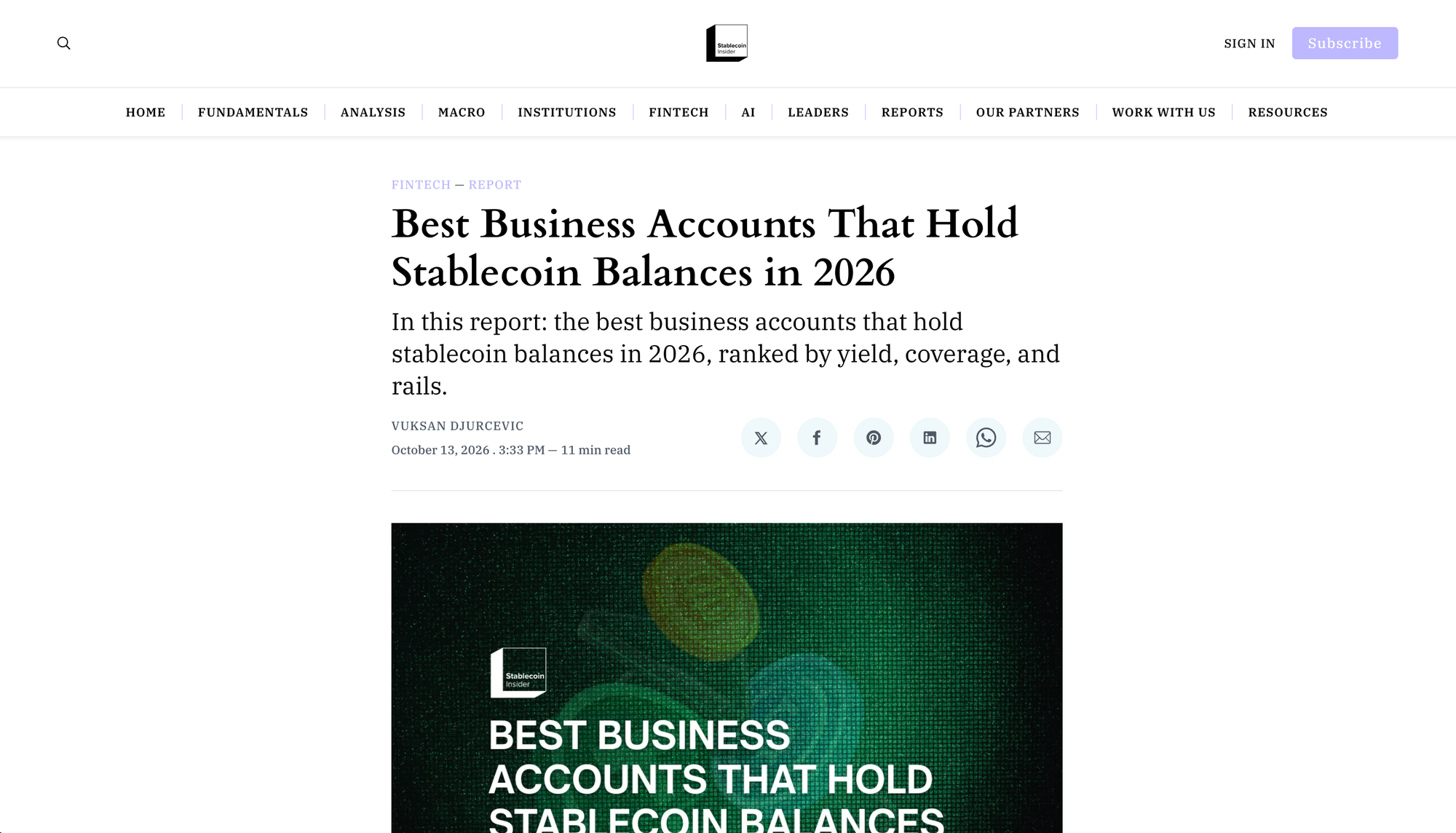 Neobanks Built on Stablecoin Rails Compared