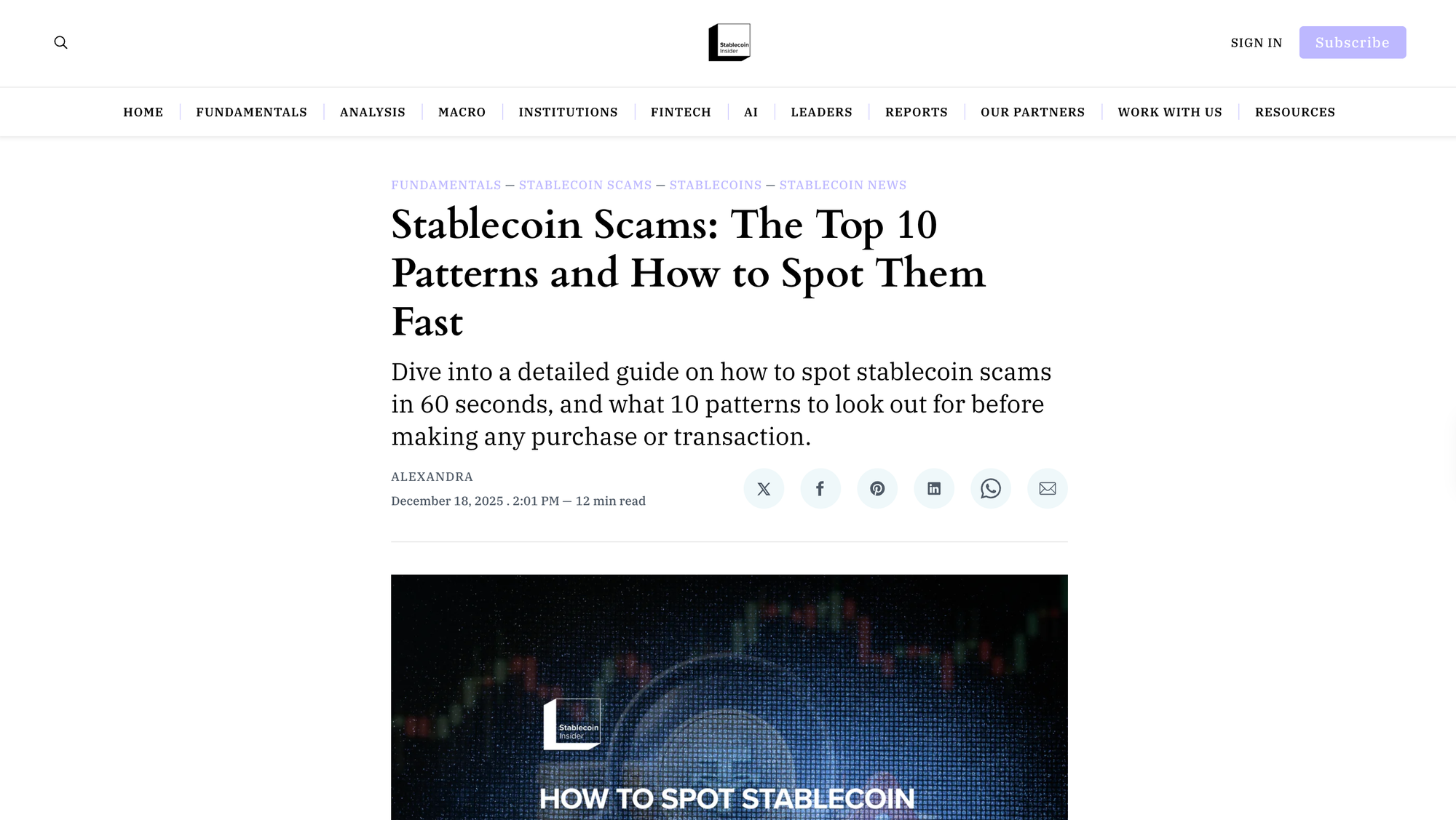 Stablecoin Scams: The Top 10 Patterns and How to Spot Them Fast