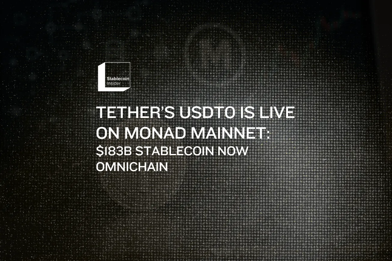 Tether’s USDT0 Live on Monad 