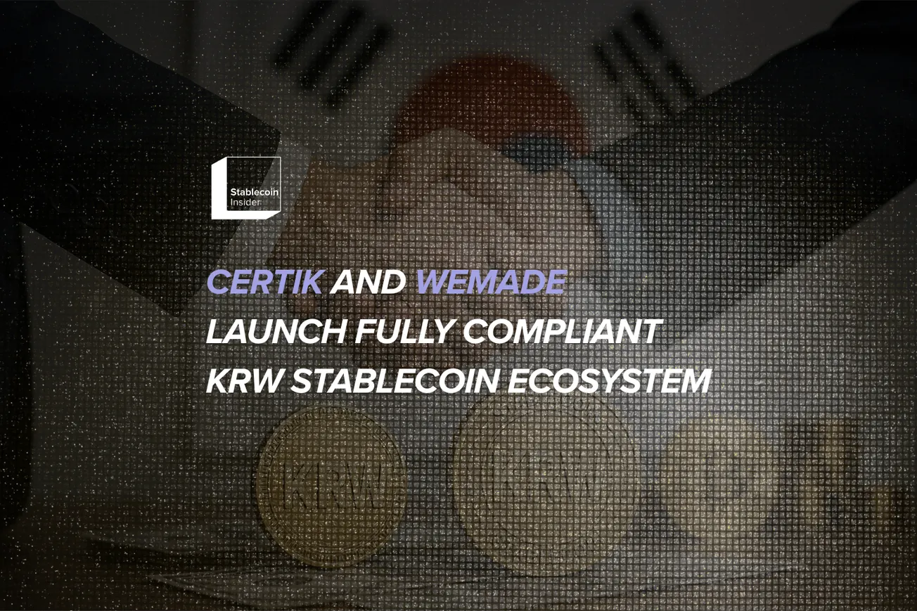 CertiK and WEMADE Launch First Fully Compliant KRW Stablecoin Ecosystem