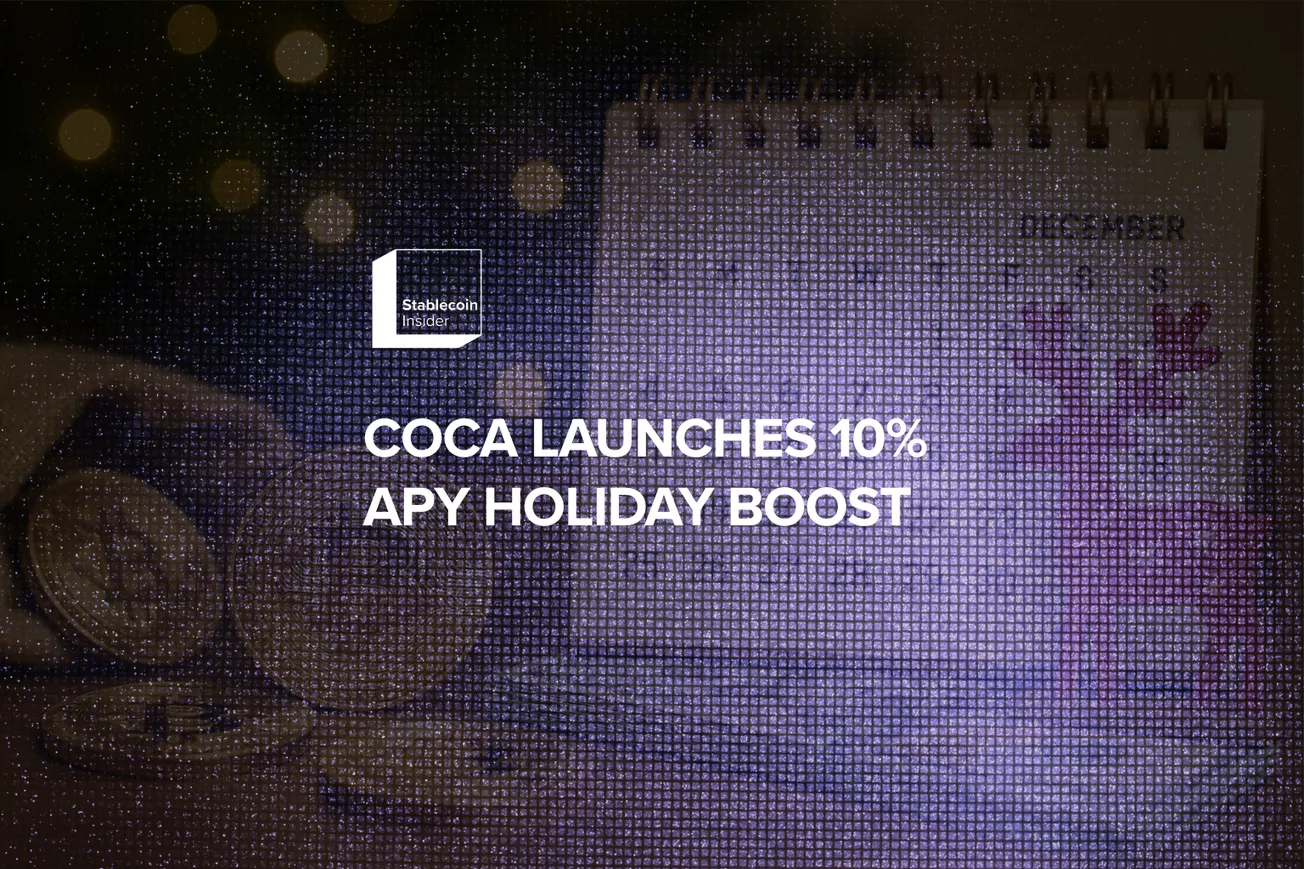 COCA Launches 10% APY Holiday Boost