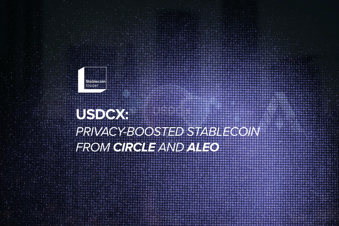 USDCx: Privacy-Boosted Stalecoin