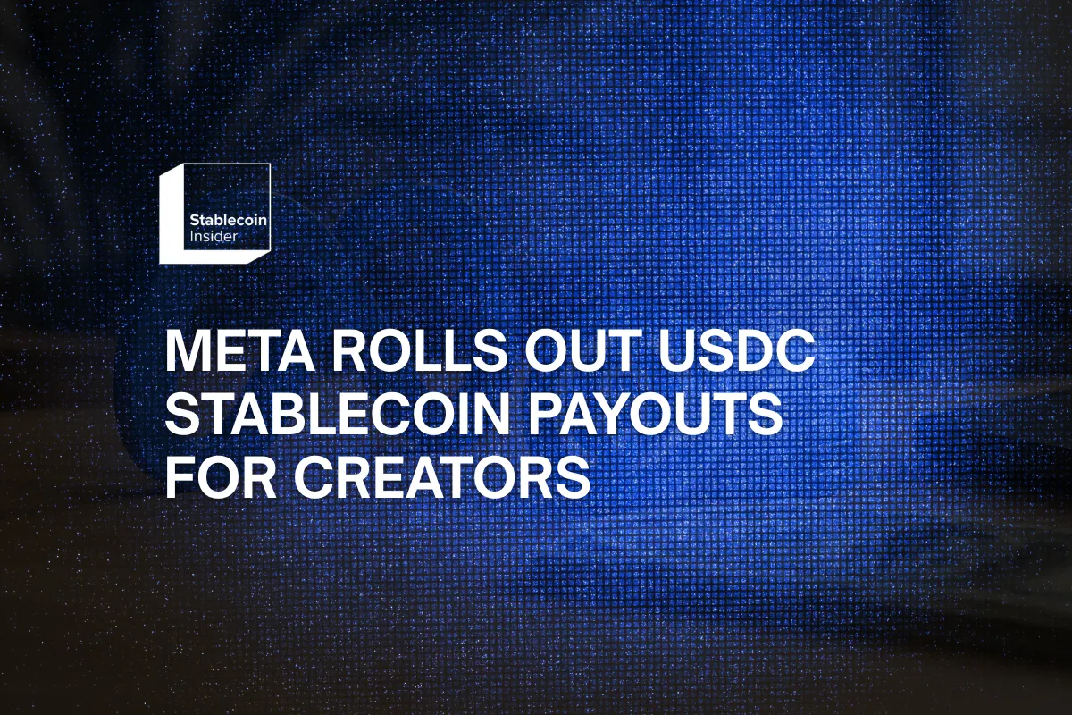 Meta USDC Stablecoin payouts