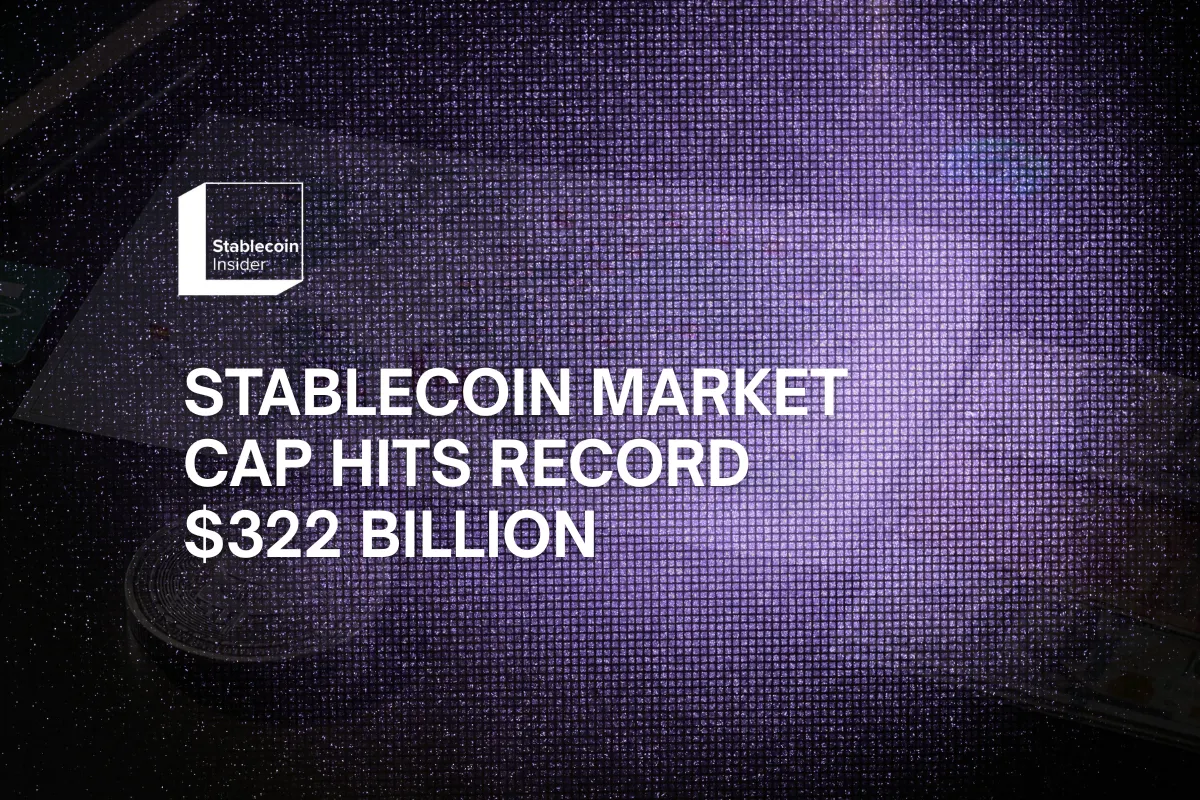 Stablecoin Market Cap Hits Record $322 Billion