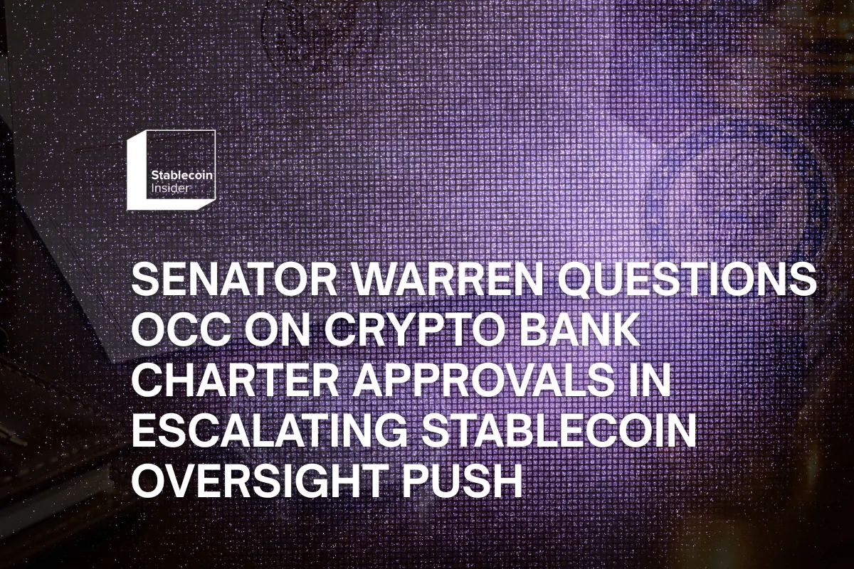 Senator Warren Questions OCC