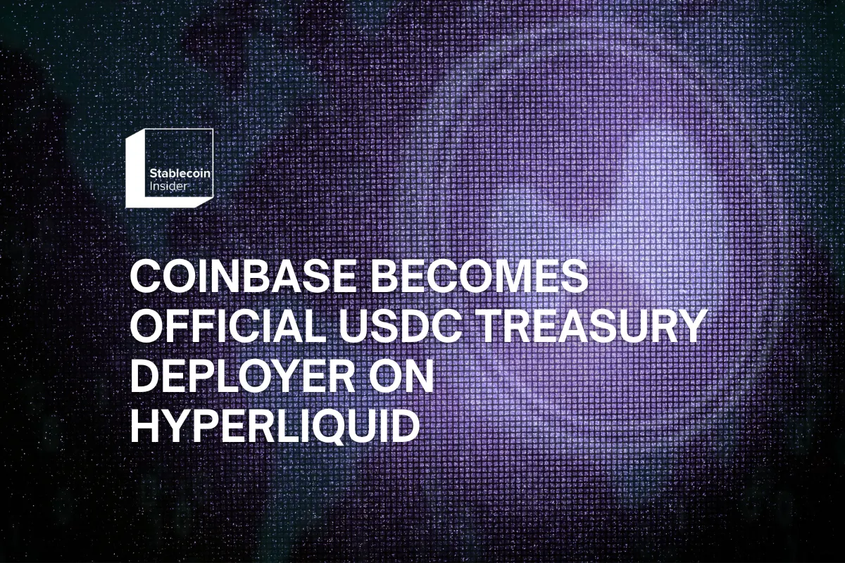 Coinbase Becomes Official USDC Treasury Deployer on Hyperliquid