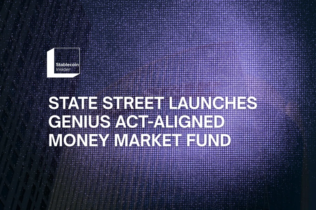 State Street Launches GENIUS Act-Aligned Money Market Fund
